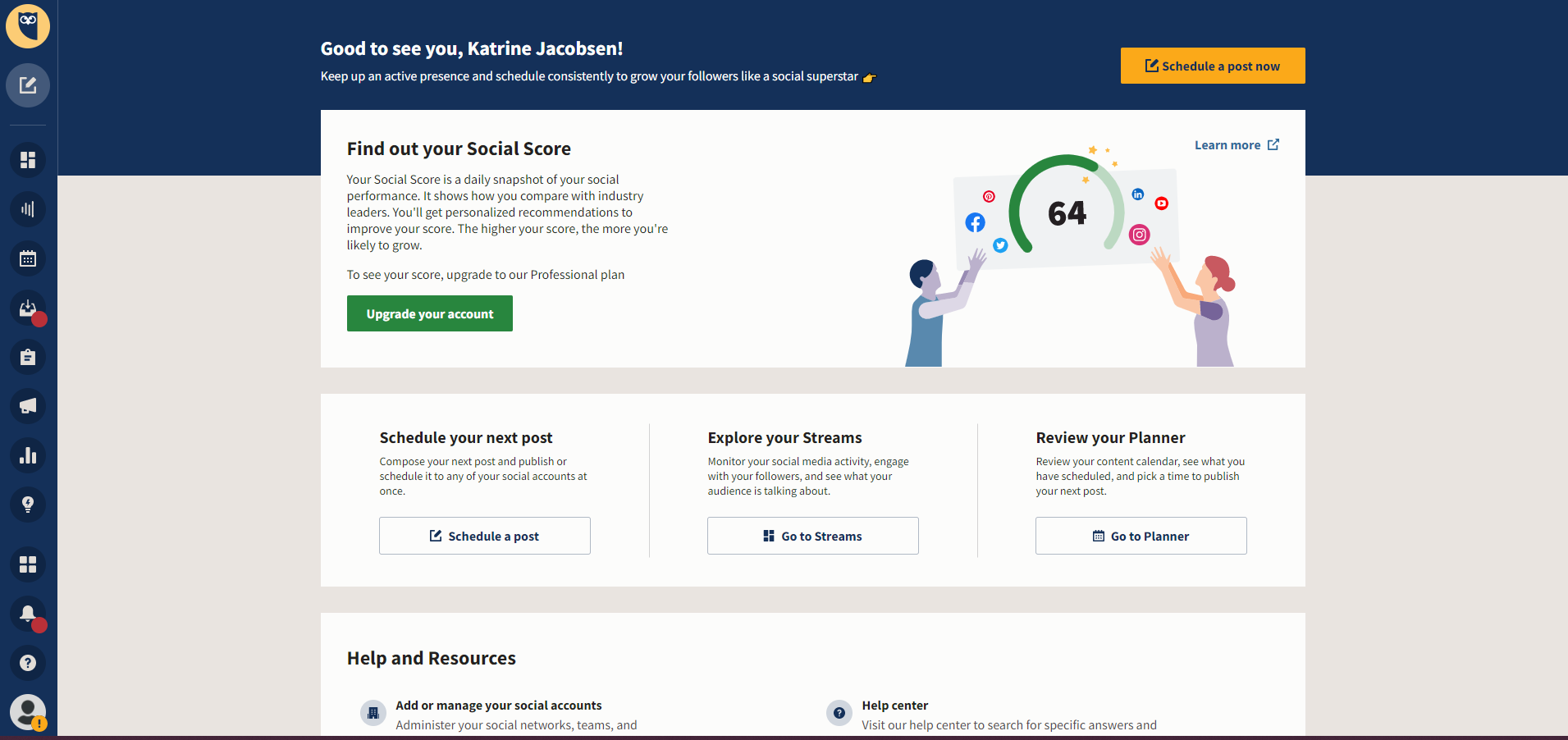 New homepage